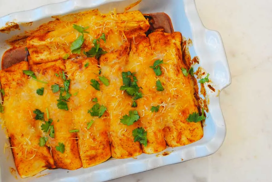 30-Minute Rotisserie Chicken Enchiladas