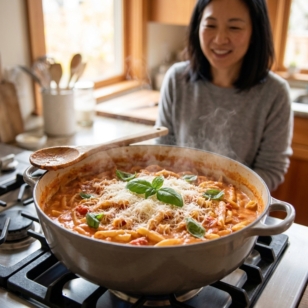 5-Ingredient One-Pot Pasta for Lazy Evenings
